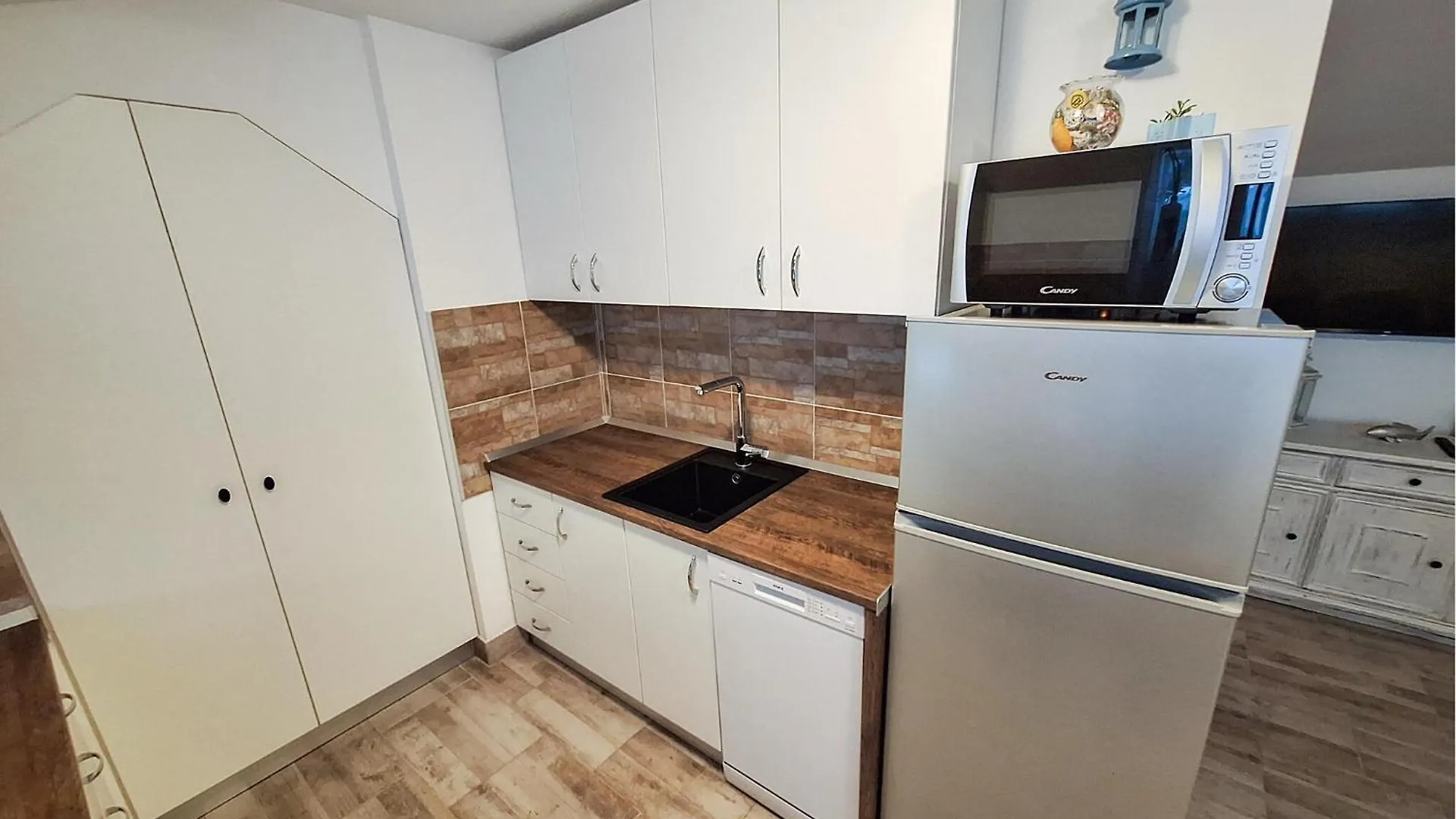 Awesome Home In Risika With Kitchen
